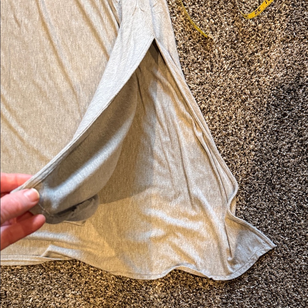 Athleta Cream Drawstring Waist Maxi Skirt - Picture 5 of 9
